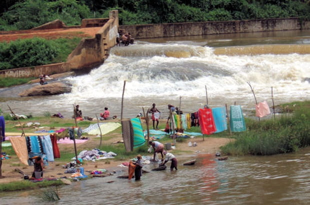 L'heure de la lessive à Bangalore