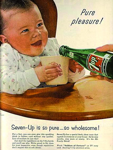 Seven-Up fait du bien aux b&eacute;b&eacute;s