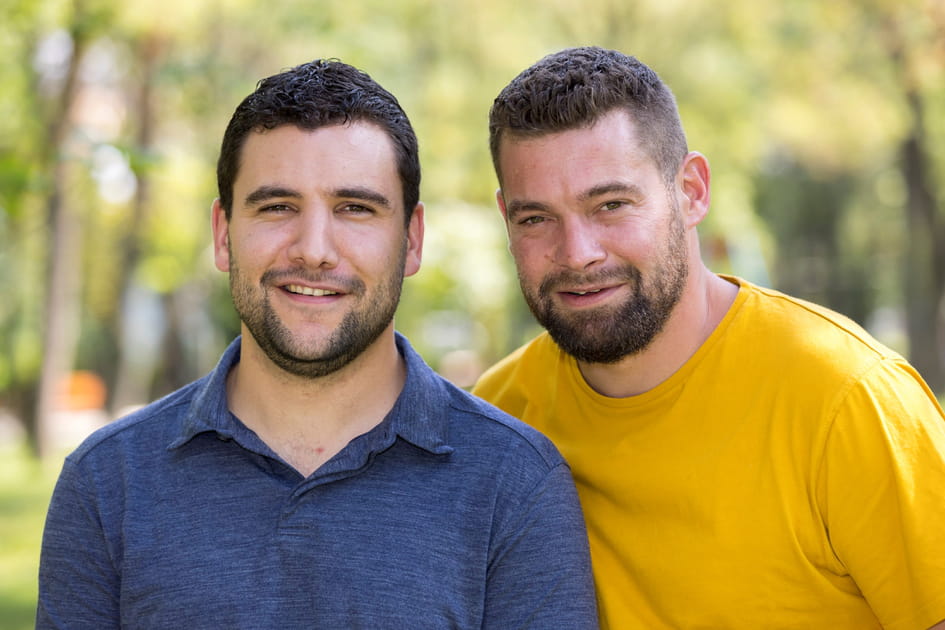 Lucas et Nicolas, fr&egrave;res Belges