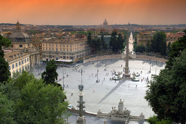 Piazza del Popolo, Rome, Italie