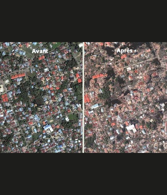 Quartiers r&eacute;sidentiels de Banda Aceh
