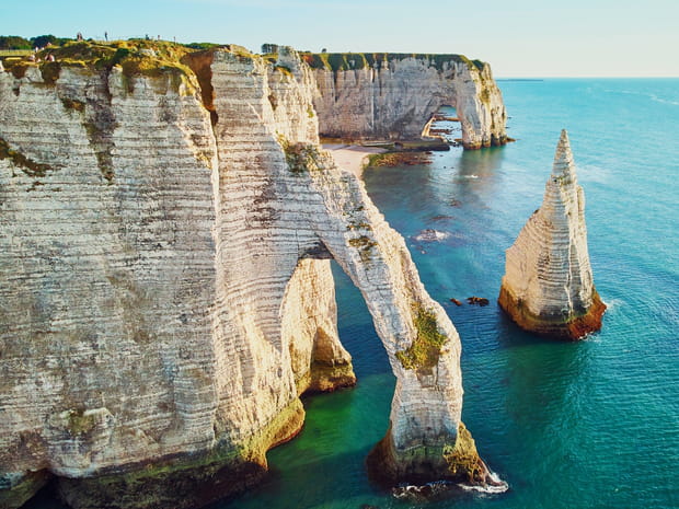 Vertigineuses falaises d'Etretat