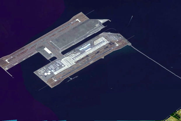 Sur une île artificielle au Japon