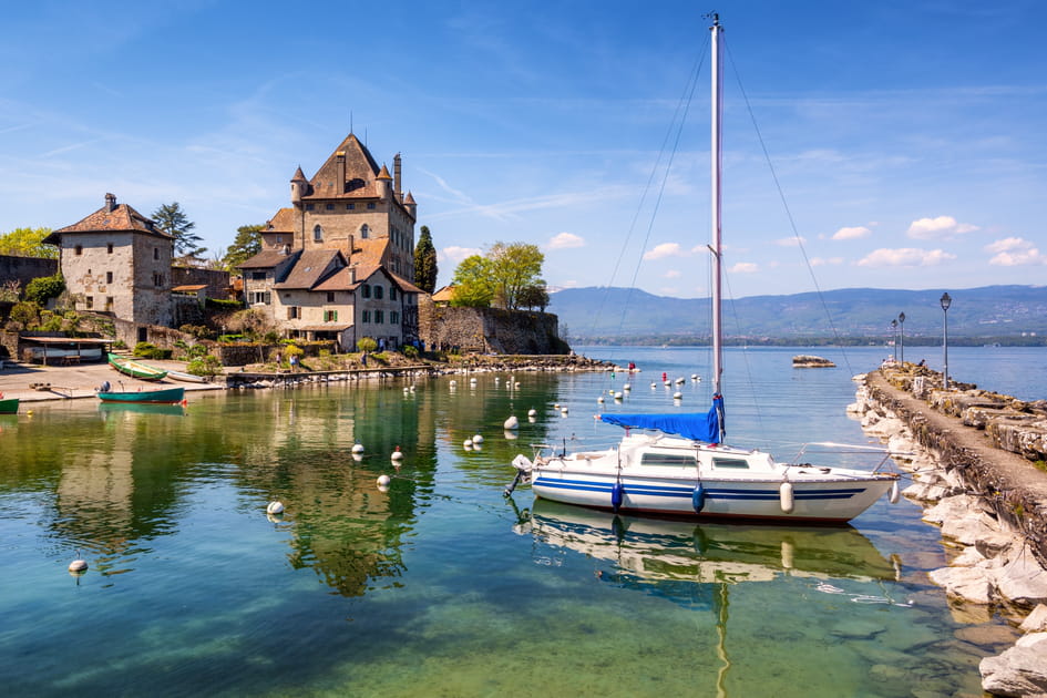 Yvoire, sur les rives du Lac L&eacute;man