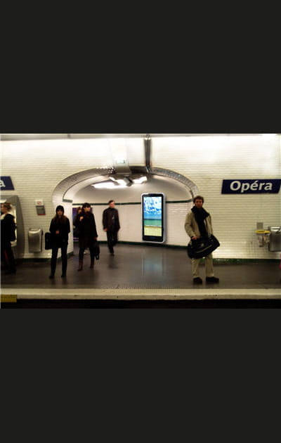 Le num&eacute;rique descend dans le m&eacute;tro