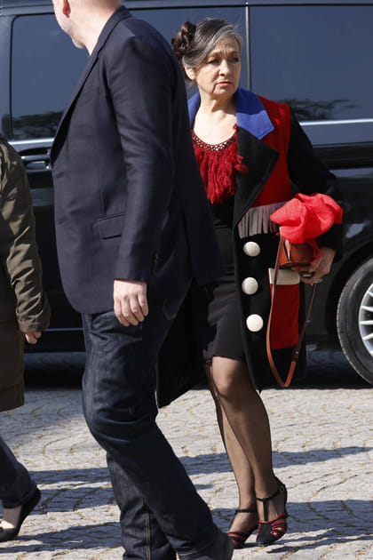 PHOTOS. Les personnalit&eacute;s pr&eacute;sentes aux obs&egrave;ques de R&eacute;gine