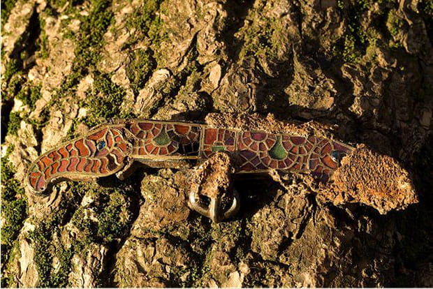 Un fermoir d'aumônière unique en son genre