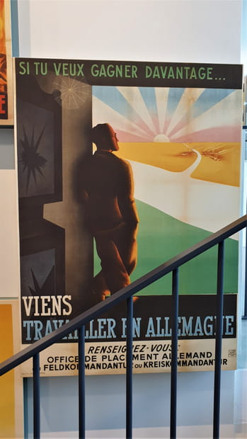Affiche de propagande de l'office de placement allemand