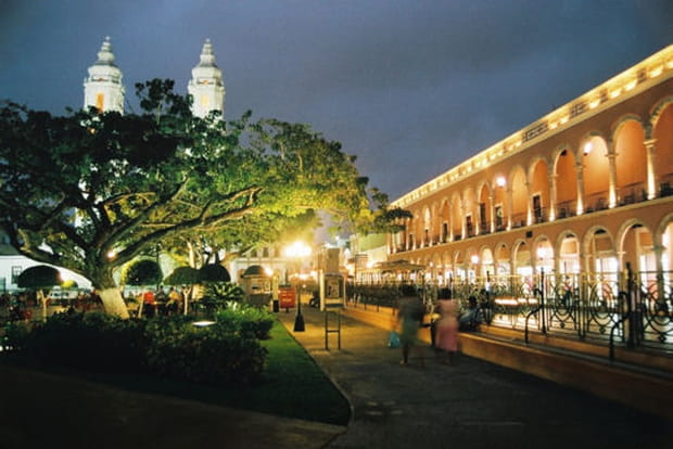 Minuit à Campeche, au Mexique