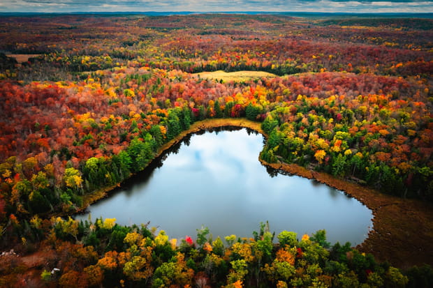 Heart Lake, le lac instagrammable de l'Ontario au Canada