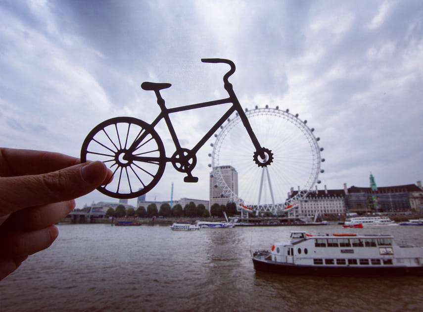 La bicyclette du London Eye