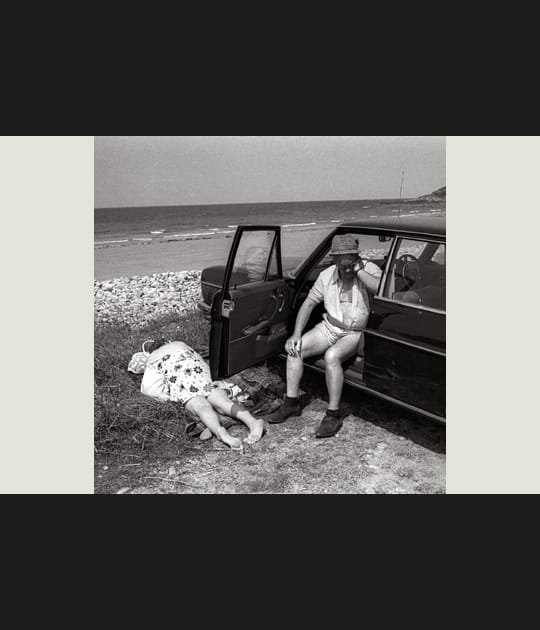 Papa et maman &agrave; la plage