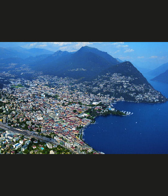 Lugano dans le canton du Tessin