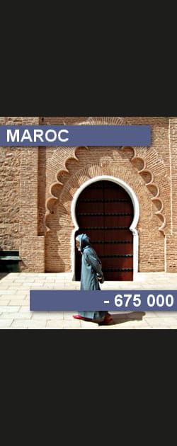 Les pays qui perdent le plus d'habitants&nbsp;: 181.&nbsp;Le&nbsp;Maroc