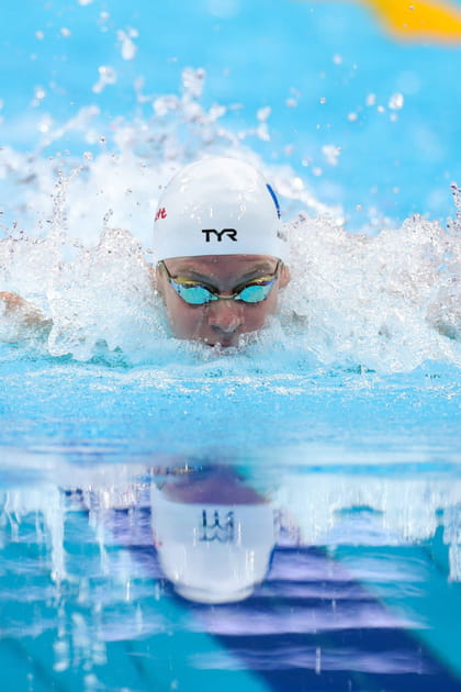 L&eacute;on Marchand chez les Dauphins du TOEC
