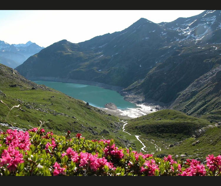 Le&nbsp;barrage&nbsp;de&nbsp;Bissorte-Modane&nbsp;et&nbsp;le&nbsp;massif&nbsp;de&nbsp;la&nbsp;Vanoise