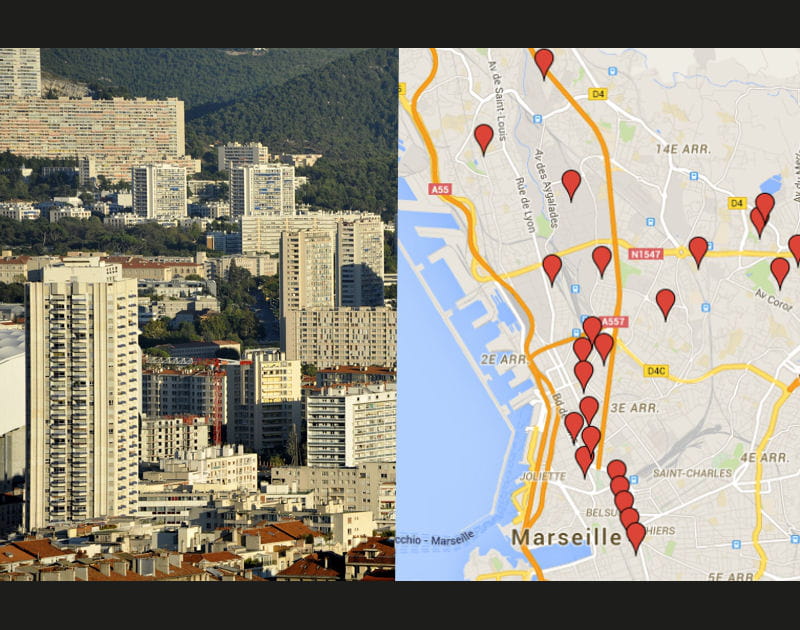 Les quartiers les plus d&eacute;favoris&eacute;s de France