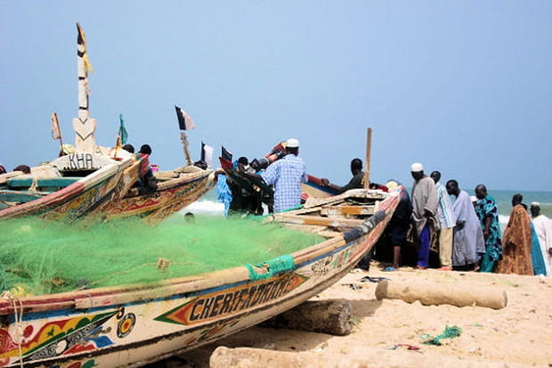 Les pêcheurs de la Langue de Barbarie