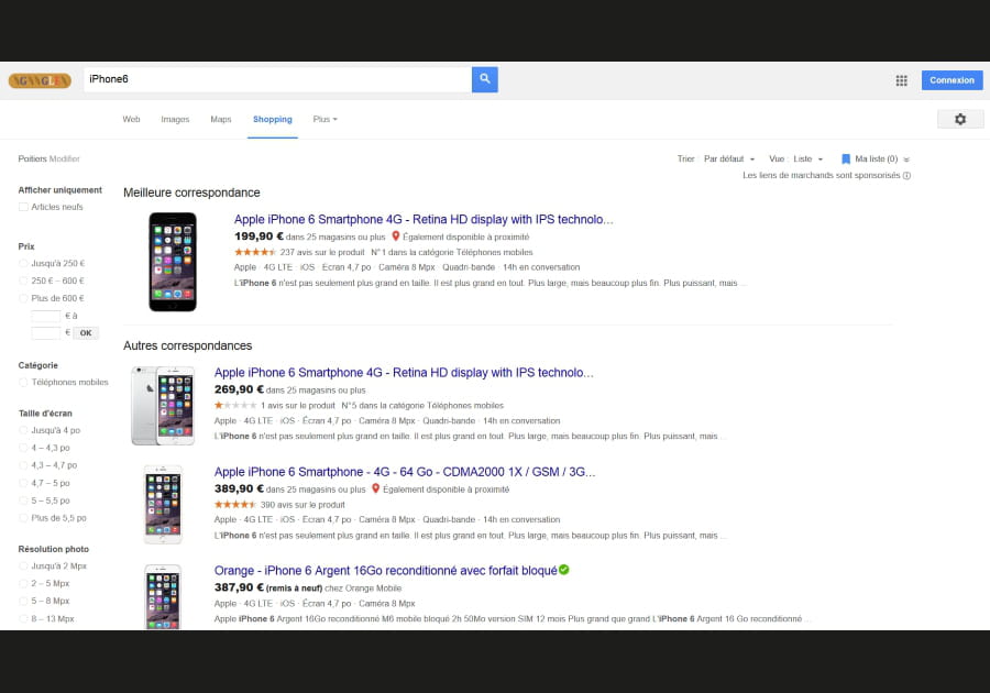 Google Shopping, pour optimiser sa s&eacute;ance de&nbsp;shopping