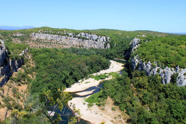Les gorges du Chassezac dans les Cévennes