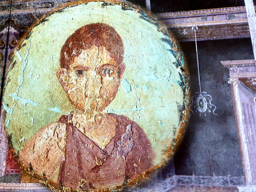 Fresque de la maison de Marcus Lucrutus Fronto