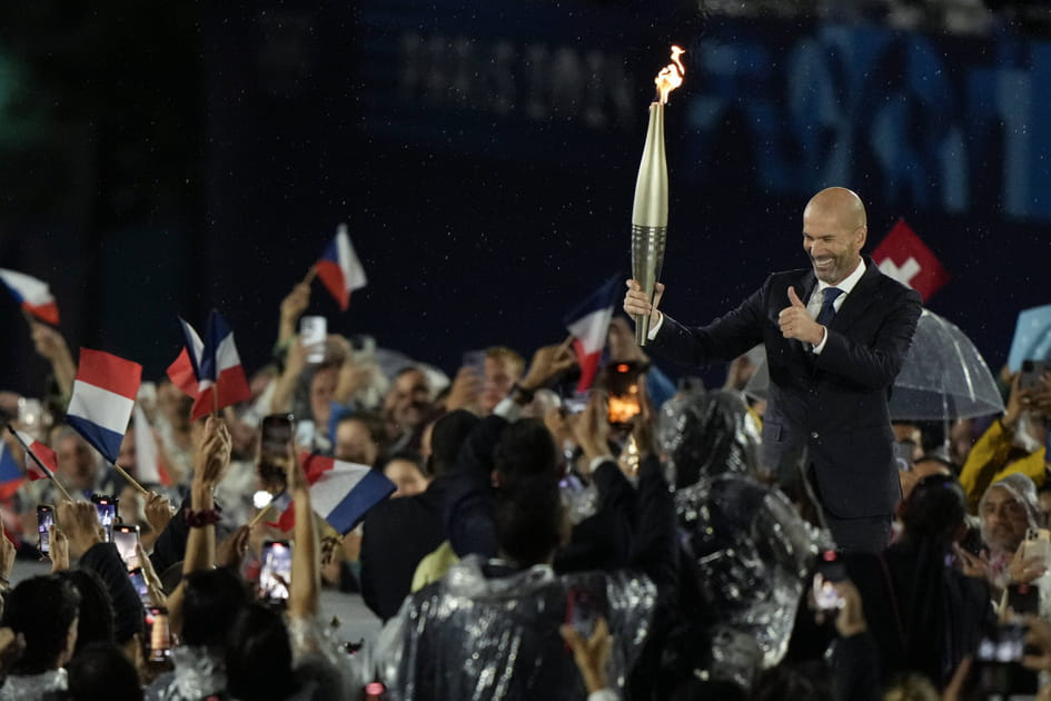 La flamme dans les mains de Zizou