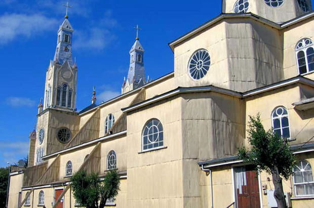 Eglise en bois au Chili