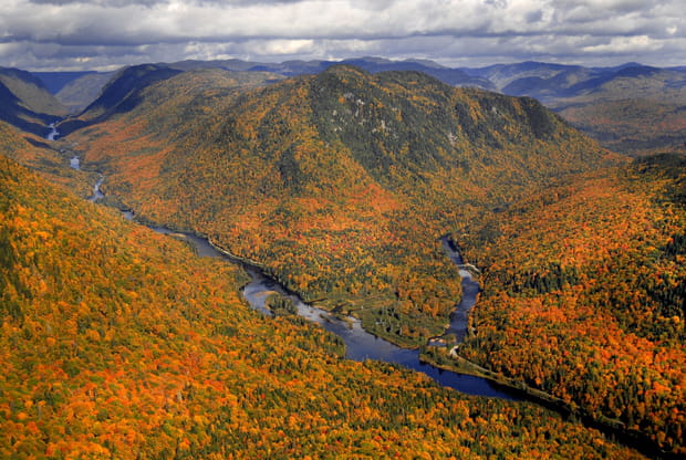 Sur le sentier Les loups du Parc national de la Jacques-Cartier