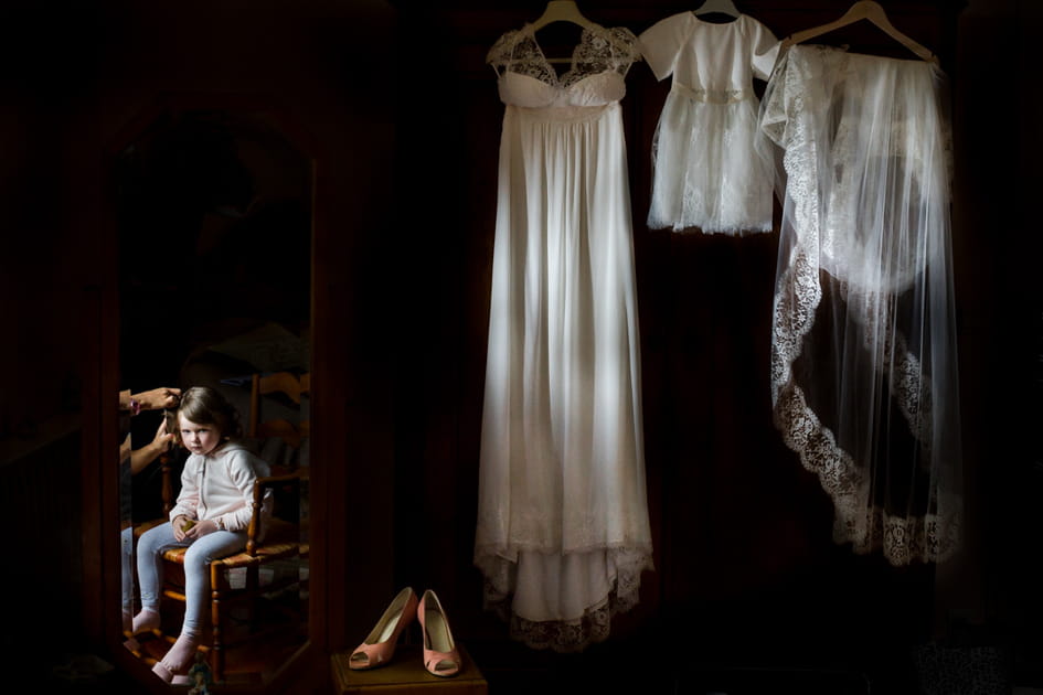 Robe de mari&eacute;e... Et de demoiselle d'honneur