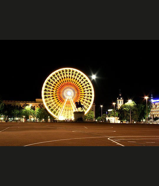 La place Bellecour en f&ecirc;te