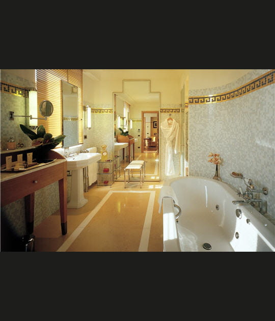 La salle de bain de la suite