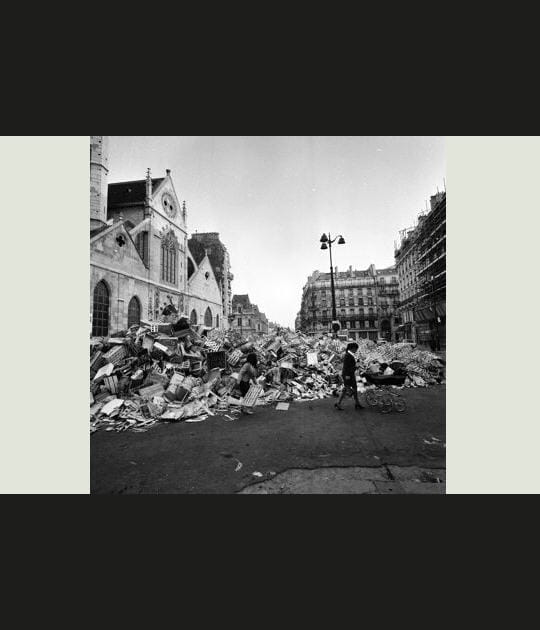 Paris sous les poubelles