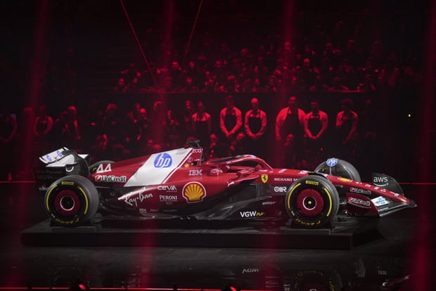 Le blanc s'invite largement sur la nouvelle Ferrari