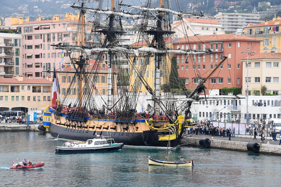 Arriv&eacute;e de l'Hermione