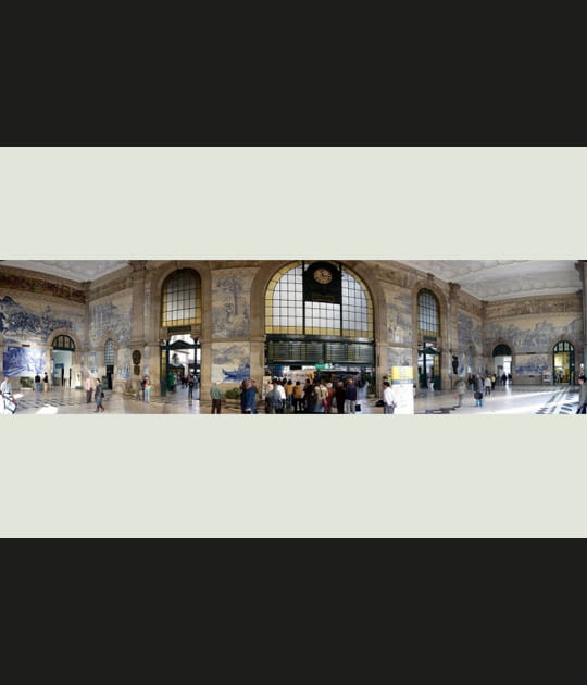 La gare Sao Bento &agrave; Porto