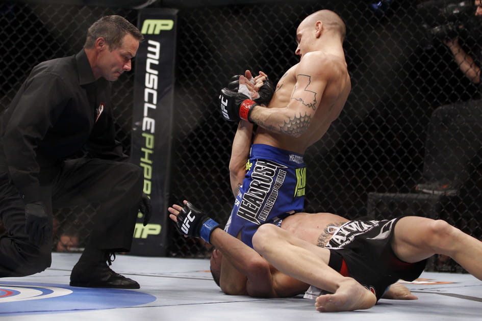 Dustin Poirier et Max Holloway