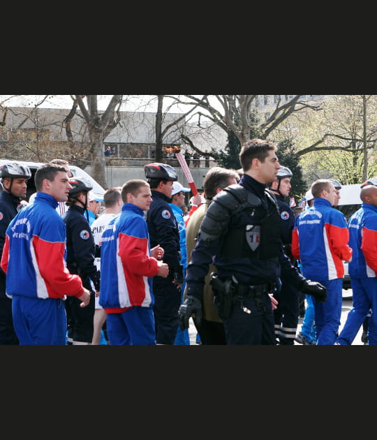 Difficile d'apercevoir la flamme