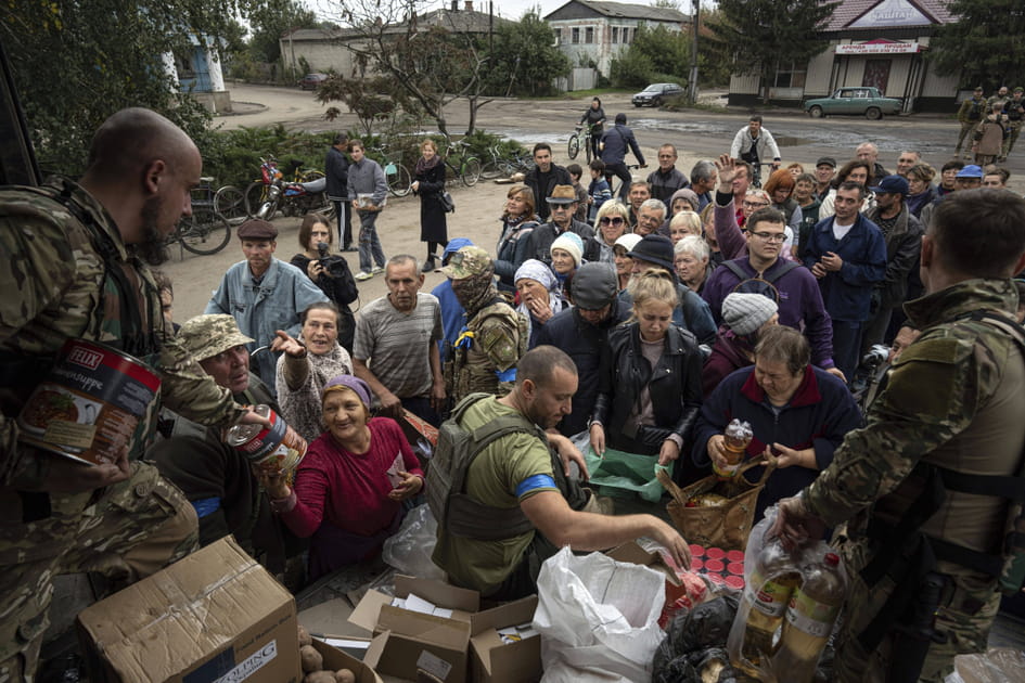 Aide humanitaire &agrave; Izyum