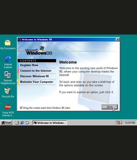 Windows 98&nbsp;: fen&ecirc;tre sur le monde&nbsp;!