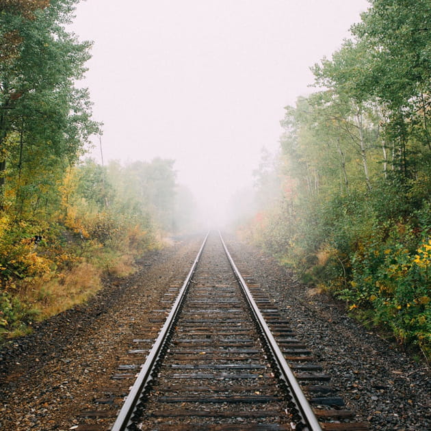 Sur la ligne de chemin de fer