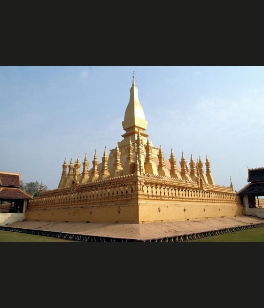 Les dorures du Phat That Luang