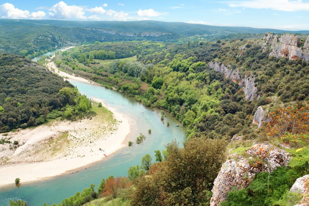 Les gorges du Gardon, des pauses baignade dans des coins reculés