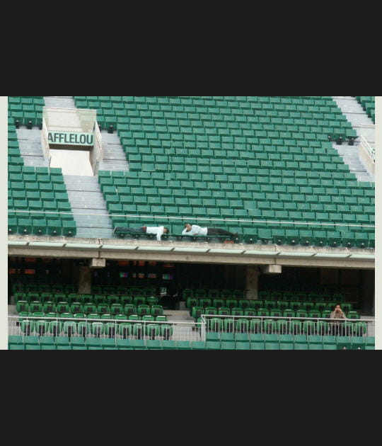 Roupillon &agrave; Roland Garros