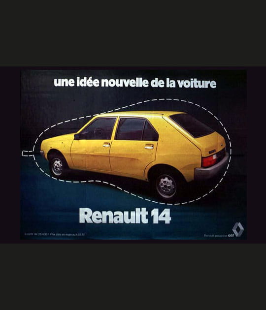 Publicit&eacute; pour la Renault 14