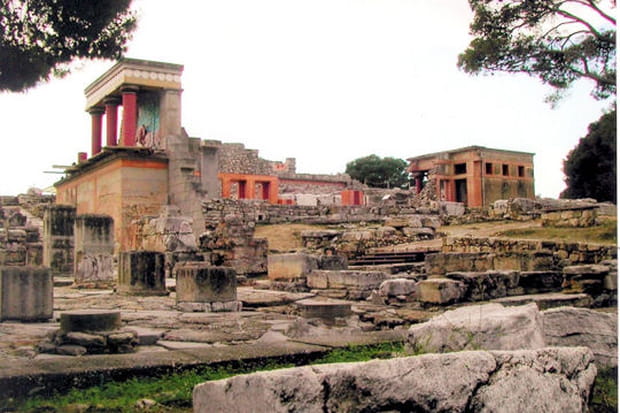 Knossos en Grèce
