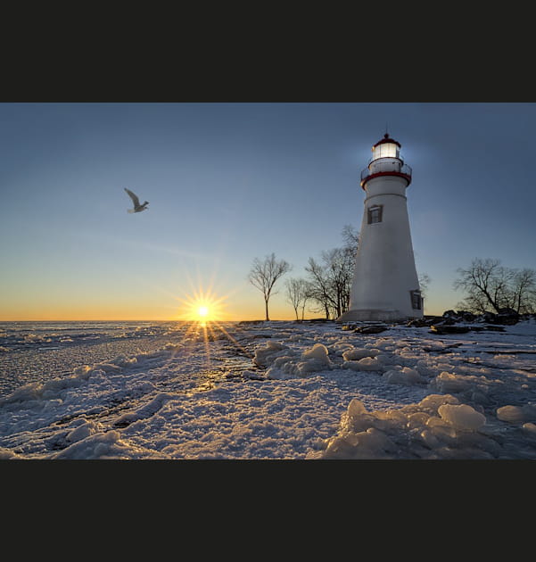 Le phare de Marblehead dans l'Ohio