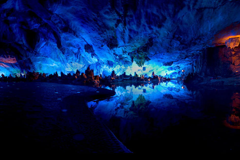 Les grottes de Guilin, Chine