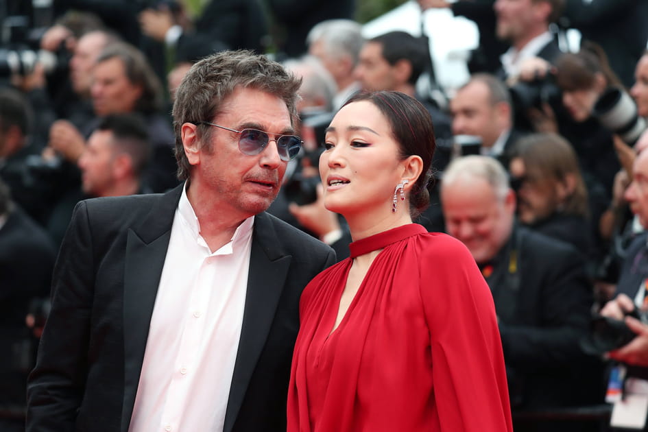 Jean-Michel Jarre au bras de Gong Li au Festival de Cannes