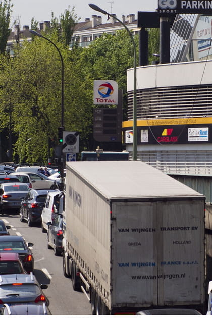 Les poids lourds interdits