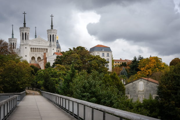 La passerelle des Quatre-Vents, Lyon